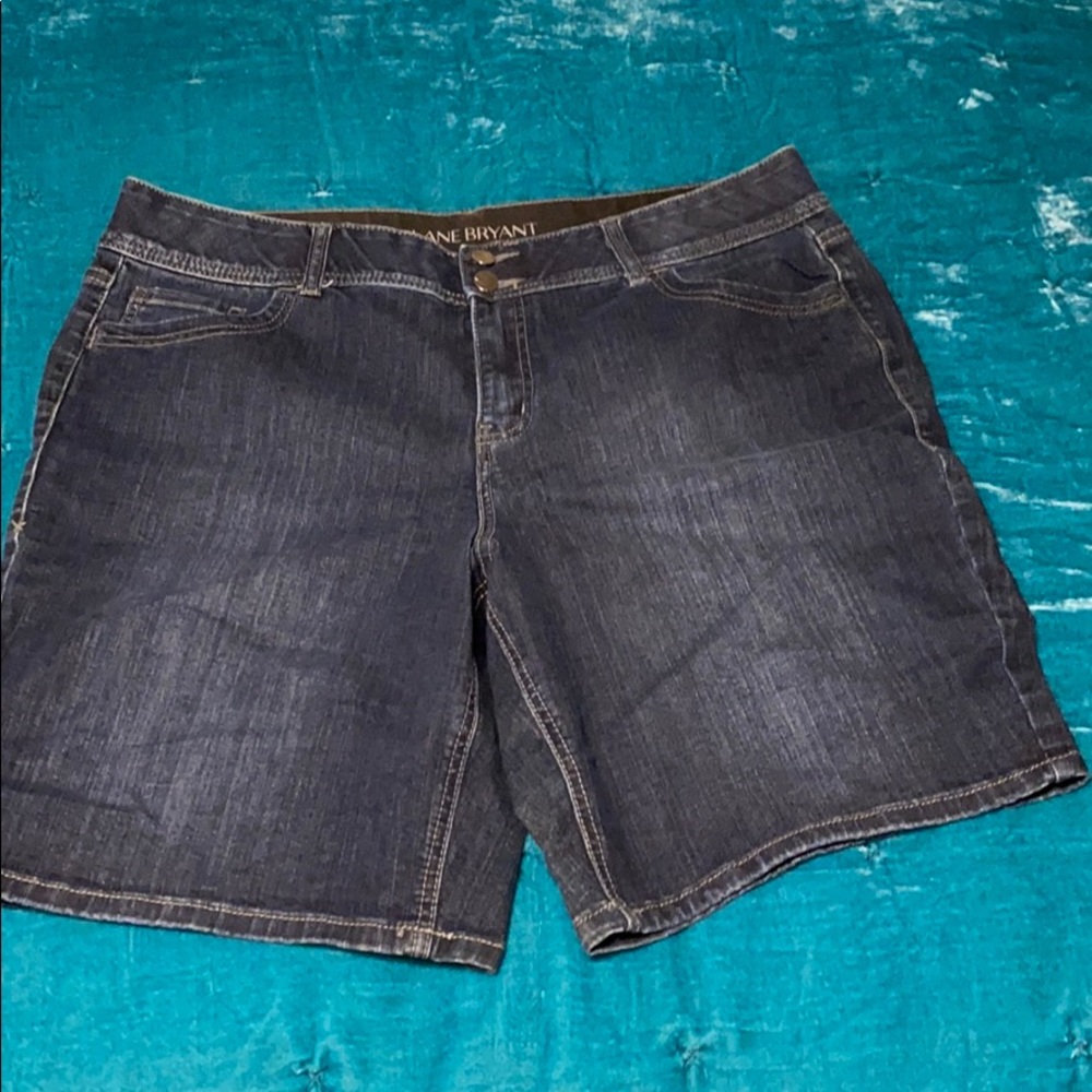 Dark Wash Bermuda Shorts